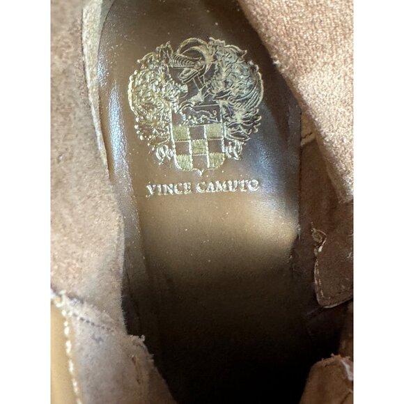 NWOT Vince Camuto Debsen Lug Sole Leopard Print Lace-Up Boots Size 7 1/2 - Picture 4 of 8